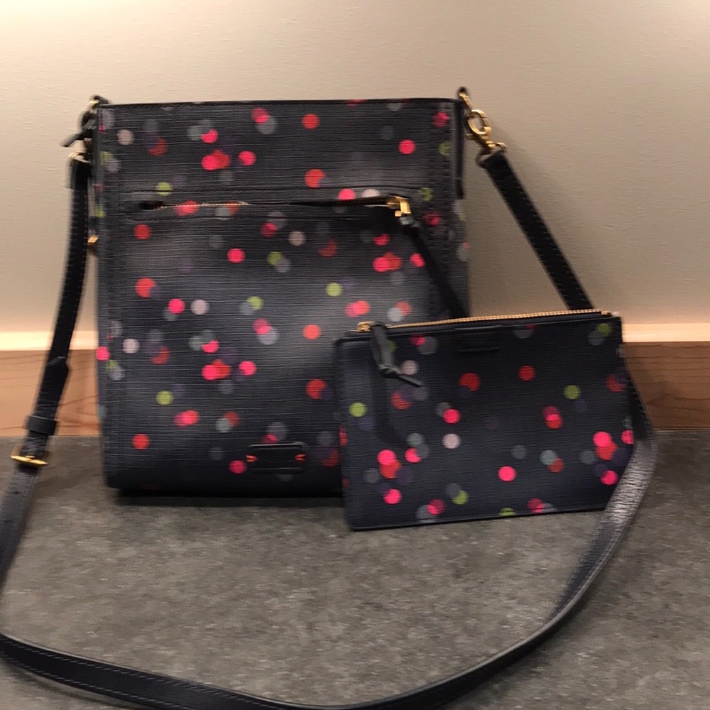 Fossil crossbody purse with matching pouch